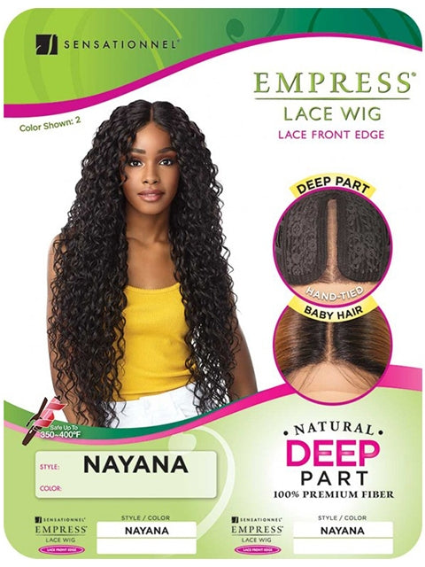 Sensationnel Empress Natural Lace Front Edge Wig - NAYANA