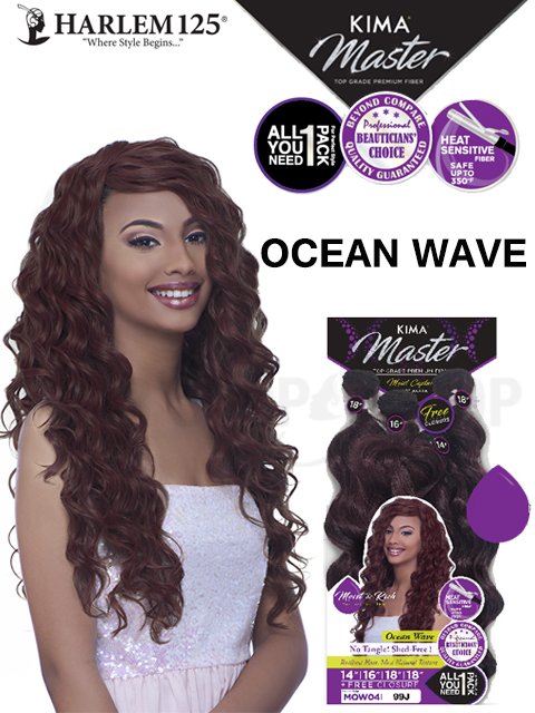 Harlem 125 Kima Master OCEAN WAVE Weave 5pc (MOW04)