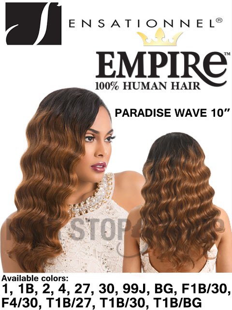 Sensationnel Empire Collection 100% Human Hair  PARADISE WAVE Weave 10