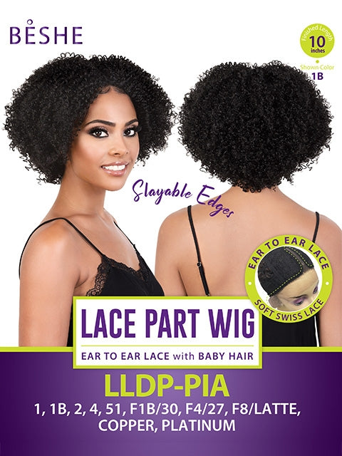 Beshe Heat Resistant Slayable Edges Lace Part Wig - LLDP PIA