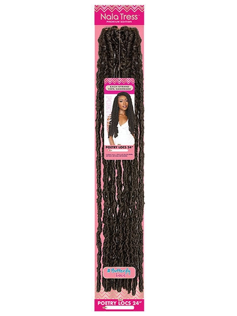 Janet Collection Nala Tress POETRY LOCS Crochet Braid 18-BUTTERFLY LOCS SERIES *SALE