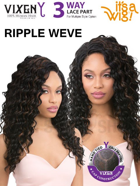 Its A Wig Vixen Y Part Lace Front Wig - RIPPLE WAVE