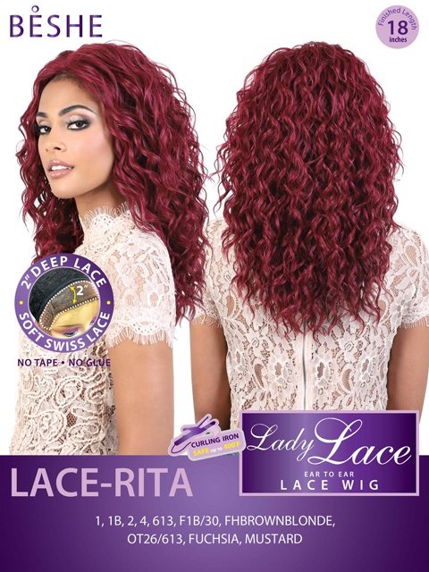 Beshe Lady Deep Part Swiss Lace Front Wig - RITA