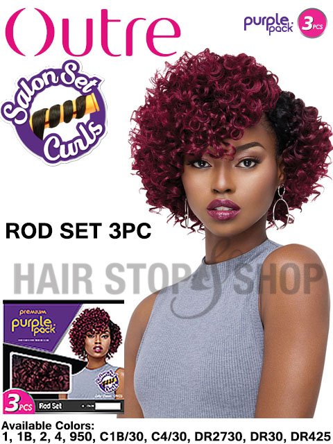 Outre Premium Purple Pack Salon Set ROD SET Weave 3pc