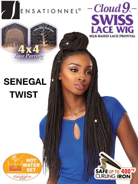 Sensationnel Cloud 9 4X4 Swiss Lace Front Wig - SENEGAL TWIST