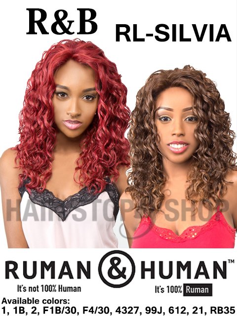 R&B Collection Ruman & Human Lace Front Wig - RL SILVIA