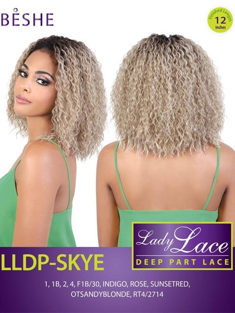 Beshe Lady Lace Deep Part Wig - LLDP SKYE