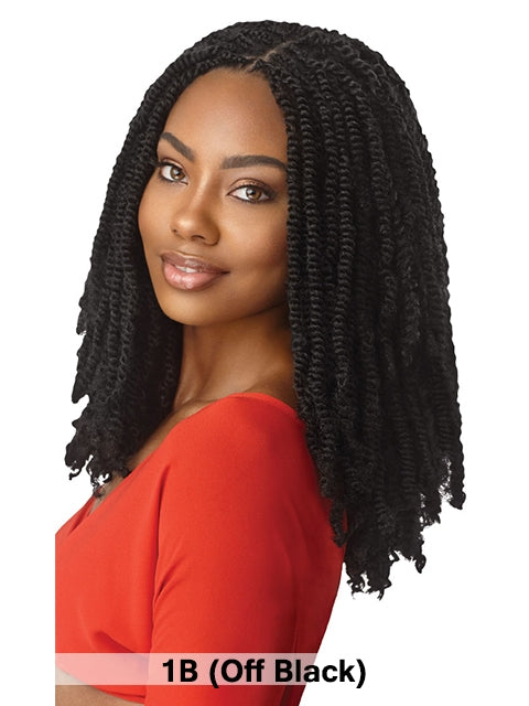[MULTI PACK DEAL] Outre X-Pression Twisted Up 2X SPRINGY AFRO TWIST Crochet Braid 12"- 10pcs