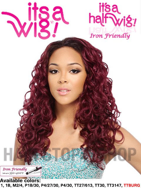 Its a Wig Iron Friendly Half Wig - STACY