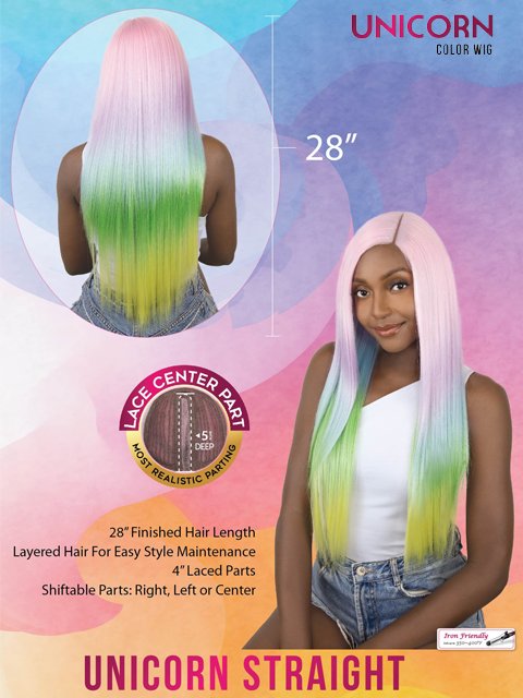 Its a Wig Unicorn Color Wig - STRAIGHT