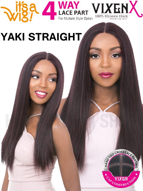 Its A Wig Vixen X Part Lace Front Wig - YAKI STRAIGHT