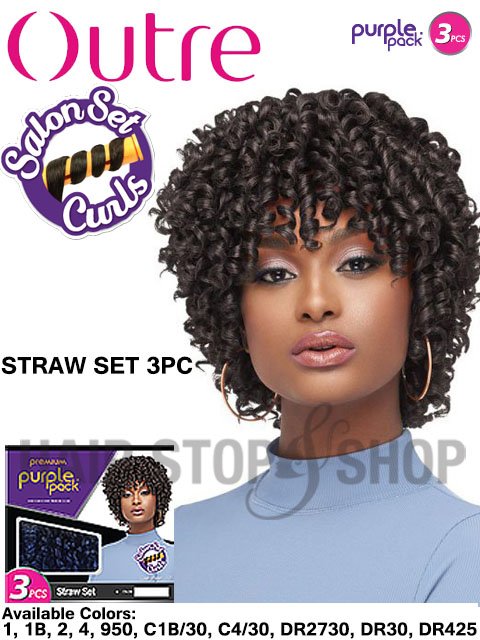 Outre Premium Purple Pack Salon Set STRAW SET Weave 3pc