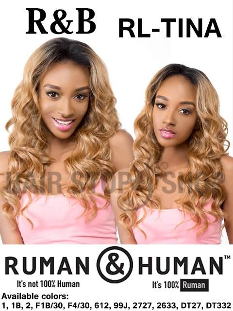 R&B Collection Ruman & Human Lace Front Wig - RL TINA