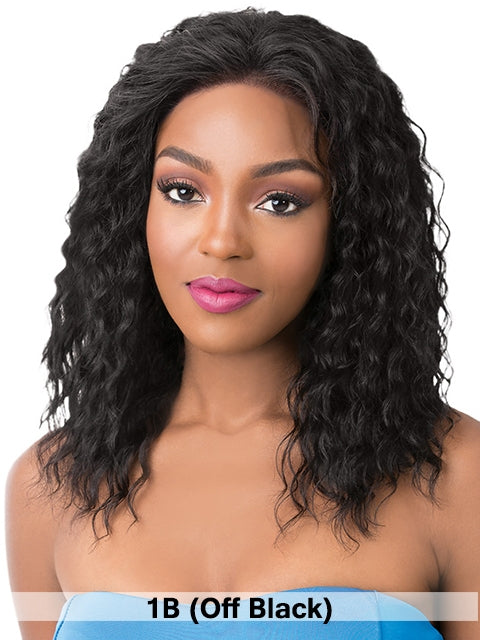 Its A Wig Salon Remi Human Hair  Lace Front Wig - FRENCH DEEP WATER
