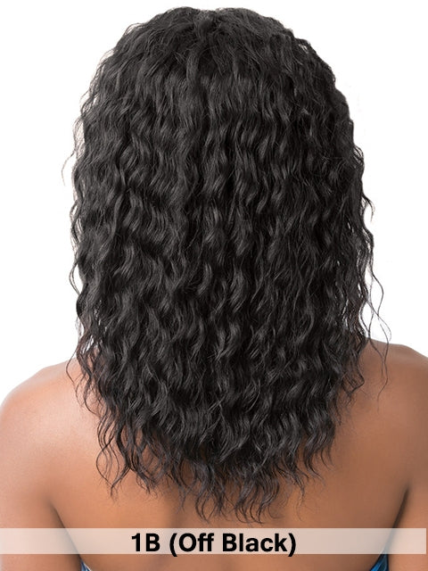 Its A Wig Salon Remi Human Hair  Lace Front Wig - FRENCH DEEP WATER