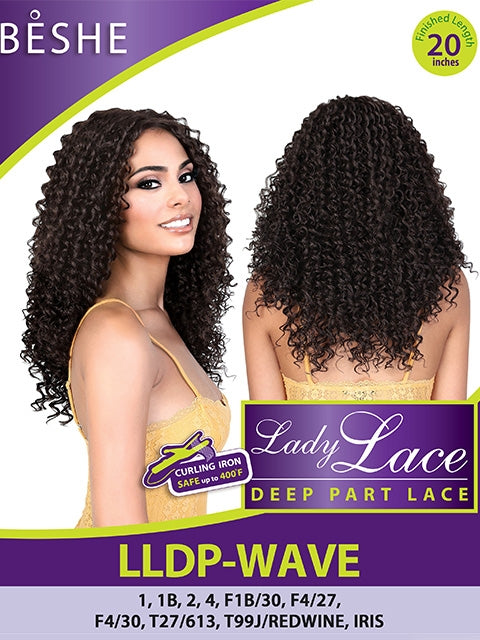 Beshe Heat Resistant Lady Lace Deep Part Wig - LLDP WAVE