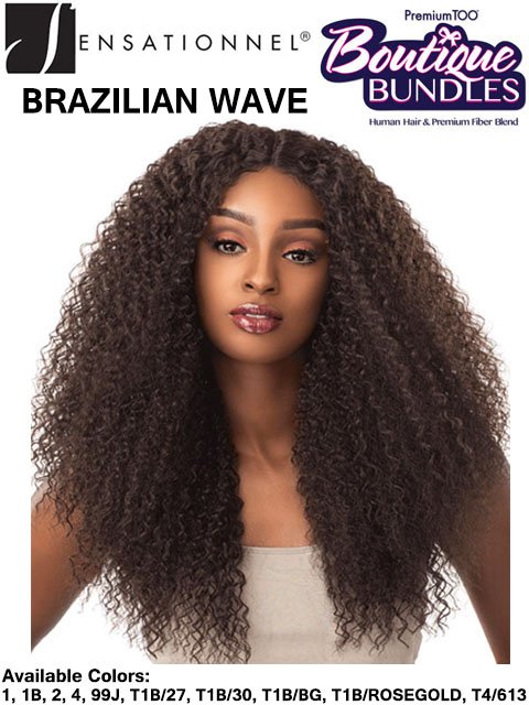 Sensationnel Premium Too Boutique  BRAZILIAN WAVE Weave 4pc 18/20/22 *SALE