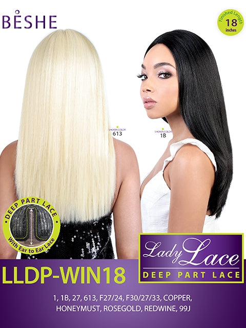 Beshe Lady Lace Deep Part Wig - LLDP WIN 18