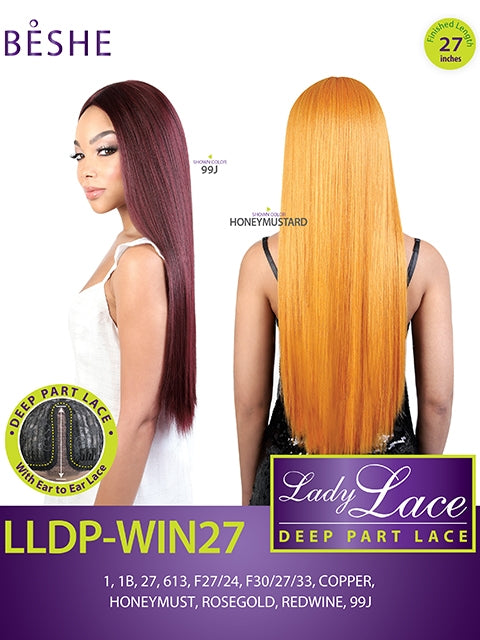 Beshe Lady Lace Deep Part Wig - LLDP WIN 27