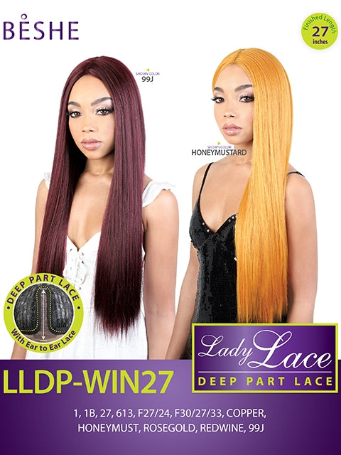 Beshe Lady Lace Deep Part Wig - LLDP WIN 27